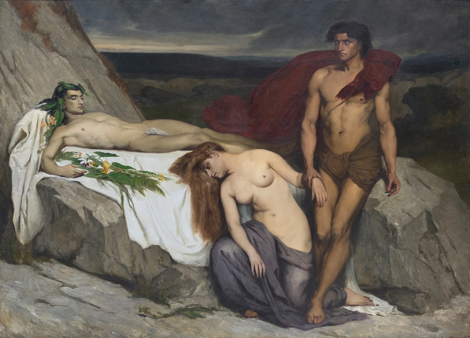 Death (19th century) av Lawrence Alma-Tadema