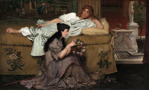 Glaucus and Nydia av Lawrence Alma-Tadema