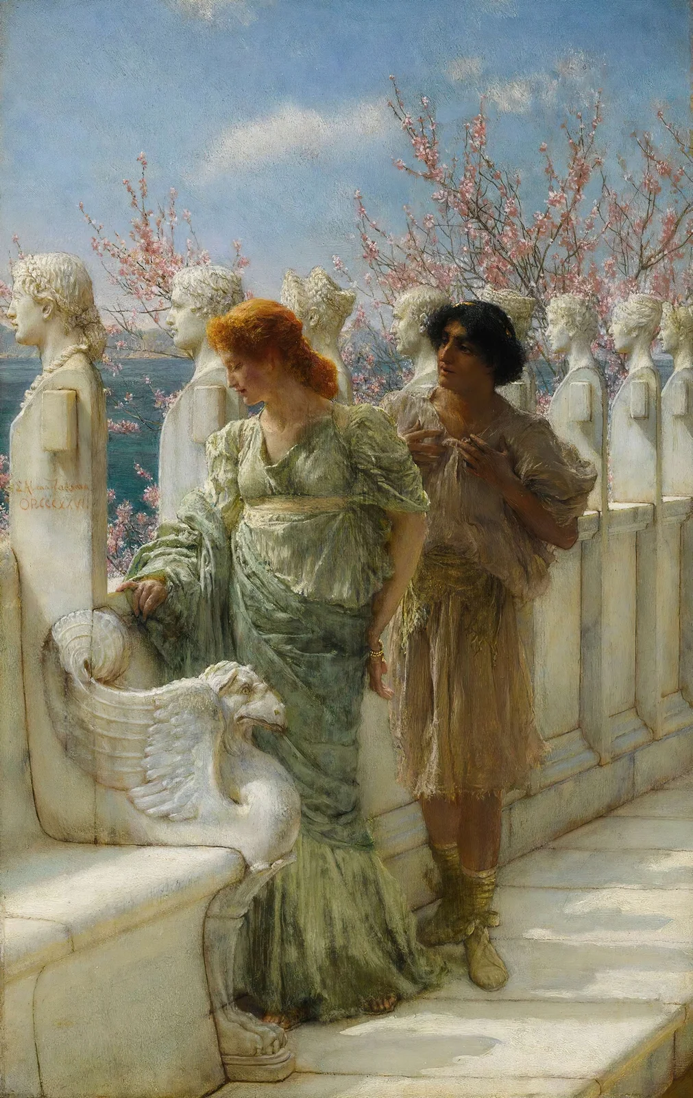 Past And Present Generations av Lawrence Alma-Tadema