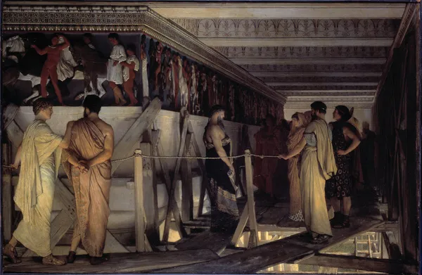 Pheidias And The Frieze Of The Parthenon av Lawrence Alma-Tadema