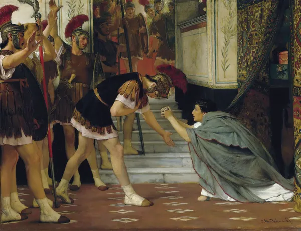 Proclaiming Claudius Emperor, Opus XlVIII av Lawrence Alma-Tadema