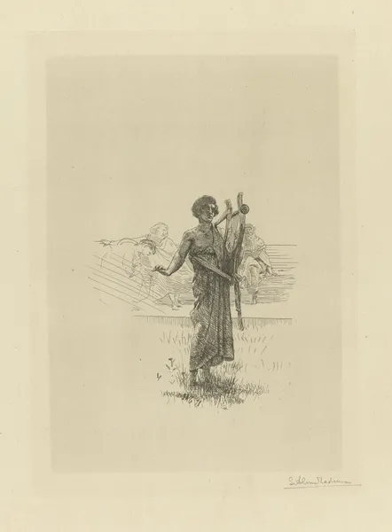 Schets voor de improvisator, 1878 – nr 2 av Lawrence Alma-Tadema