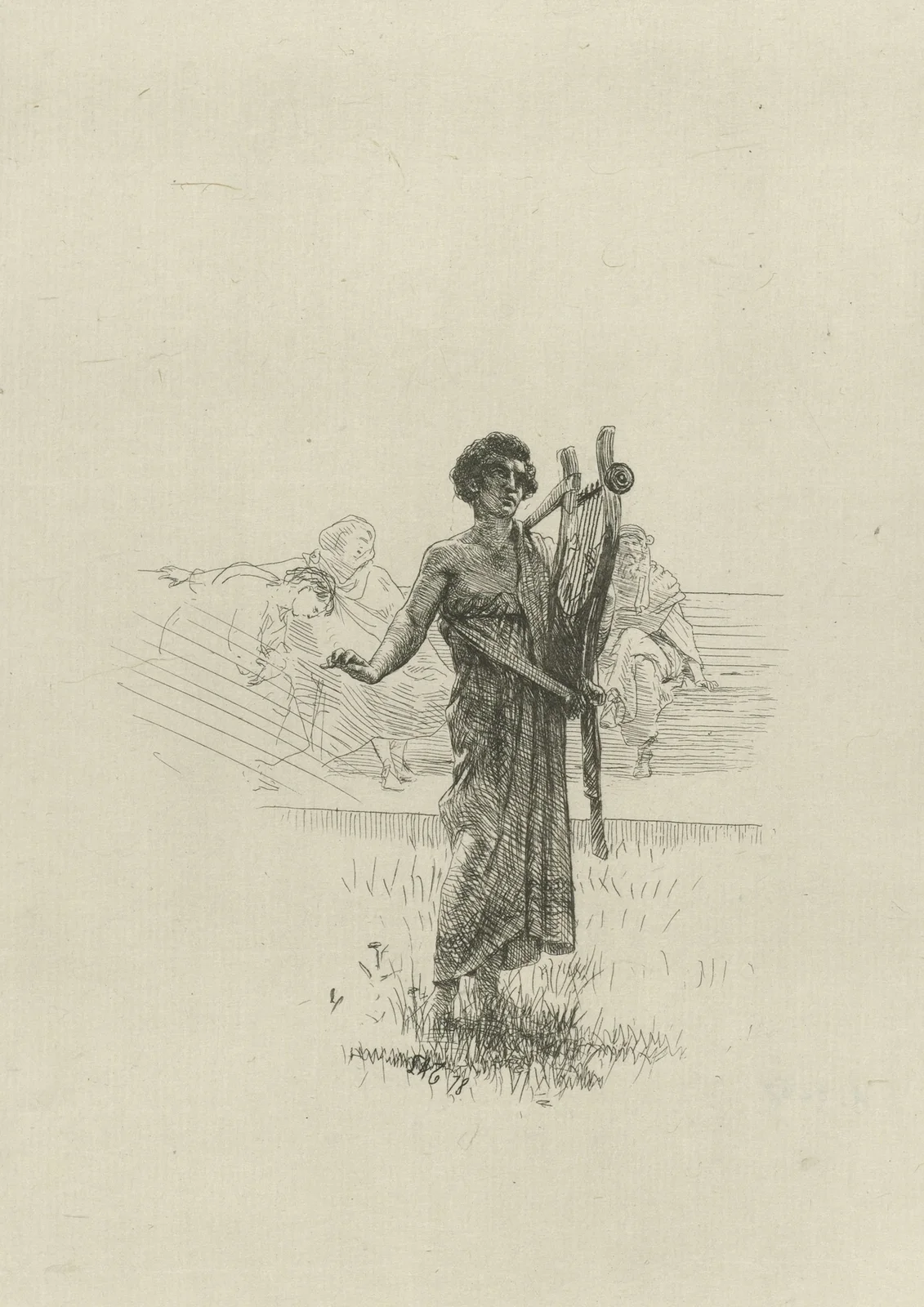 Schets voor de improvisator.., 1878 – nr 3 av Lawrence Alma-Tadema