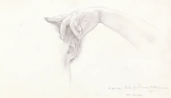 Study for Thermaie Antoniniane av Lawrence Alma-Tadema
