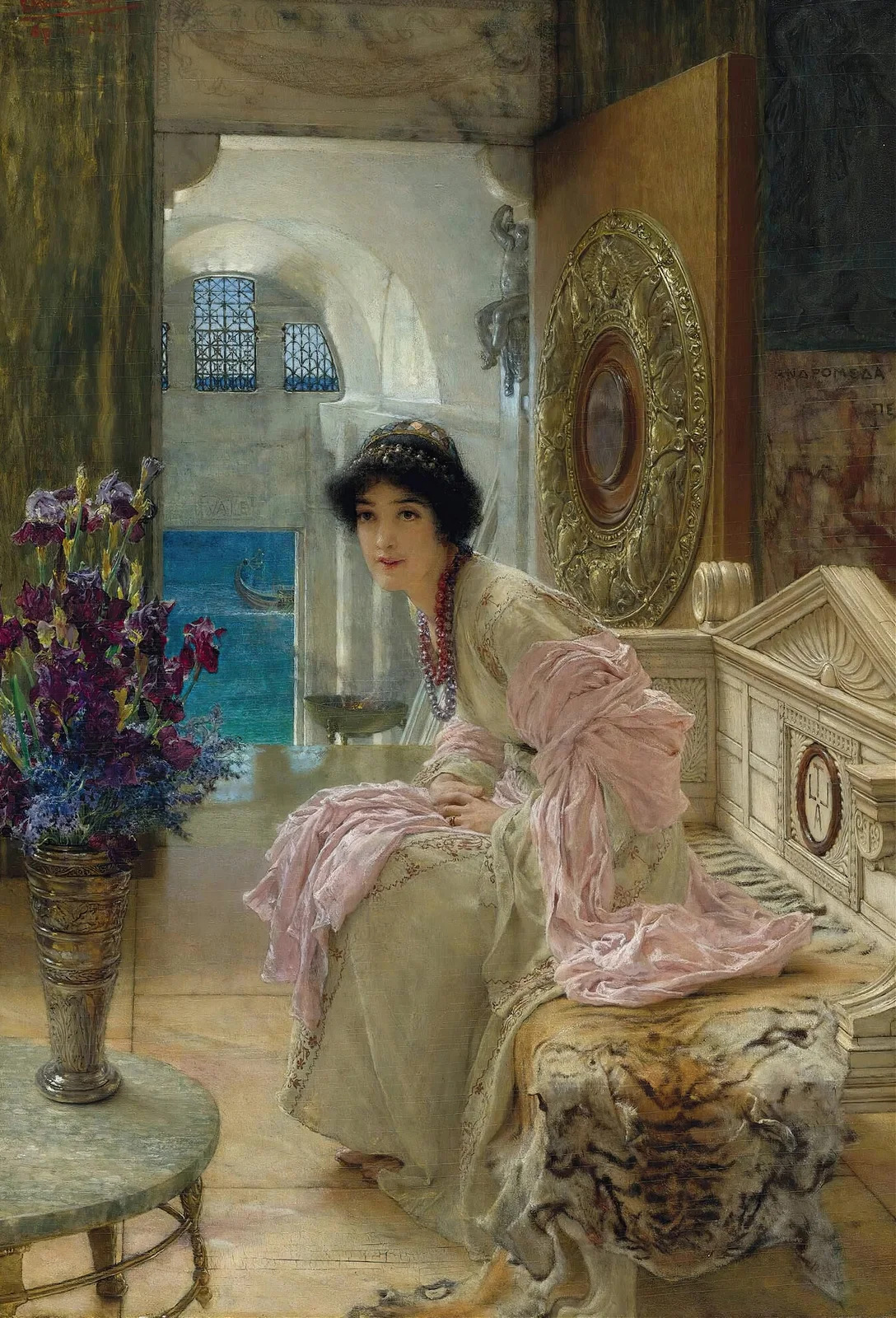 Watching And Waiting av Lawrence Alma-Tadema