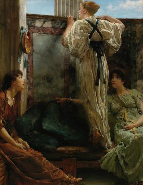 Who Is It av Lawrence Alma-Tadema