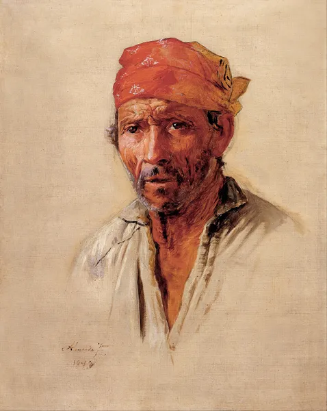 Study Of Caipira’S Head av Almeida Júnior