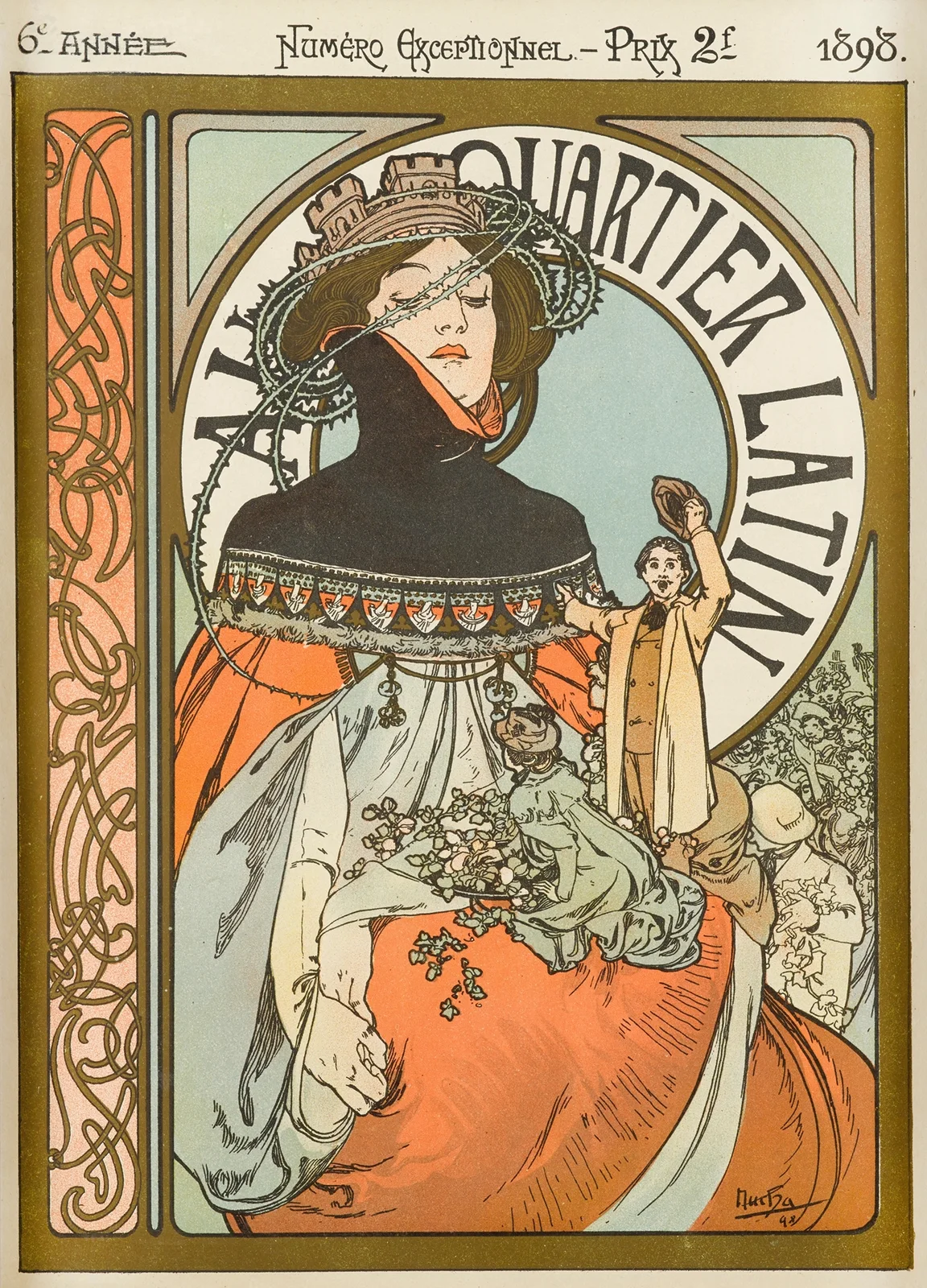 Au Quartier Latin av Alphonse Mucha