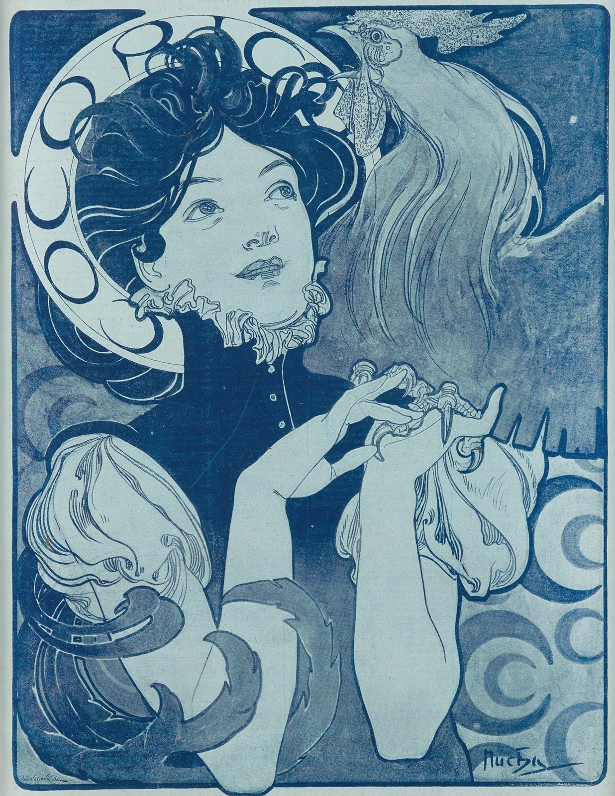 Cocorico av Alphonse Mucha