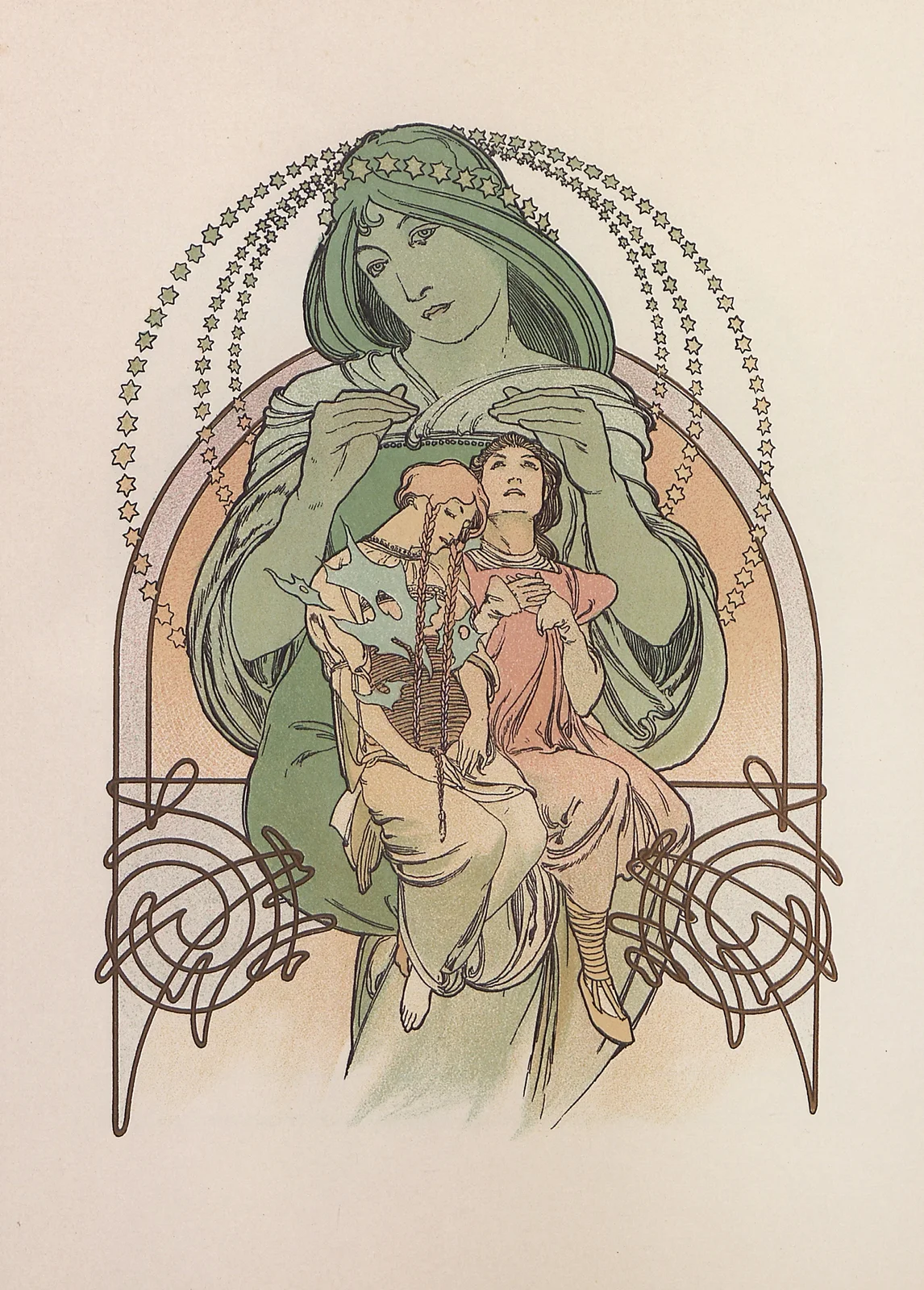 Ilsée, princesse de Tripoli av Alphonse Mucha