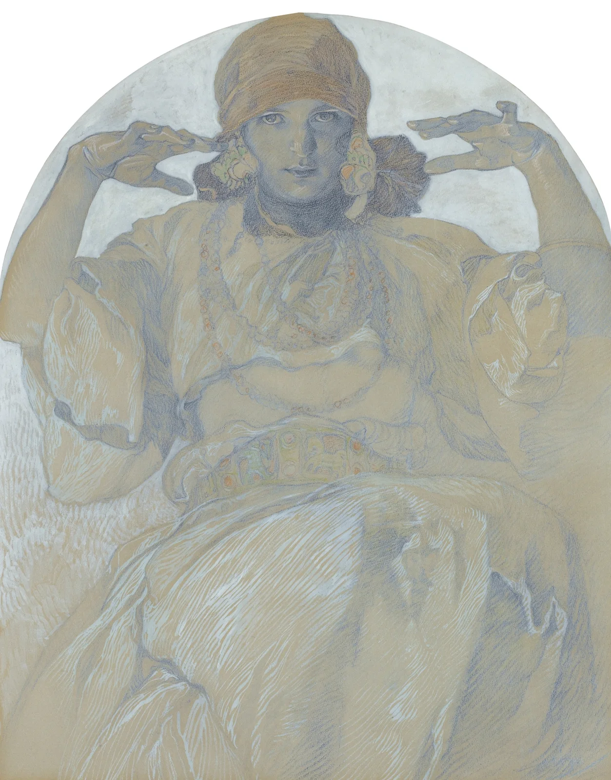 Jaroslava Mucha av Alphonse Mucha