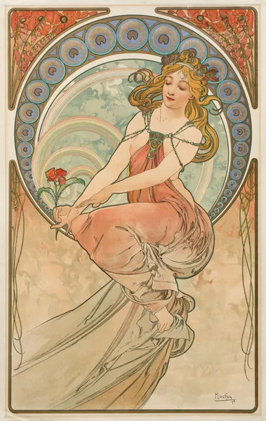 La Peinture (Painting) av Alphonse Mucha