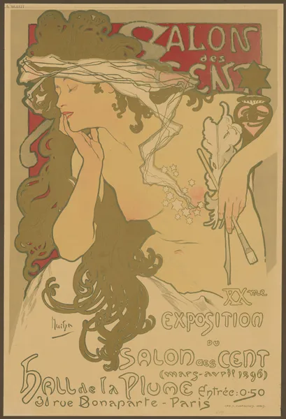 Salon des Cent, 20. Ausstellung av Alphonse Mucha