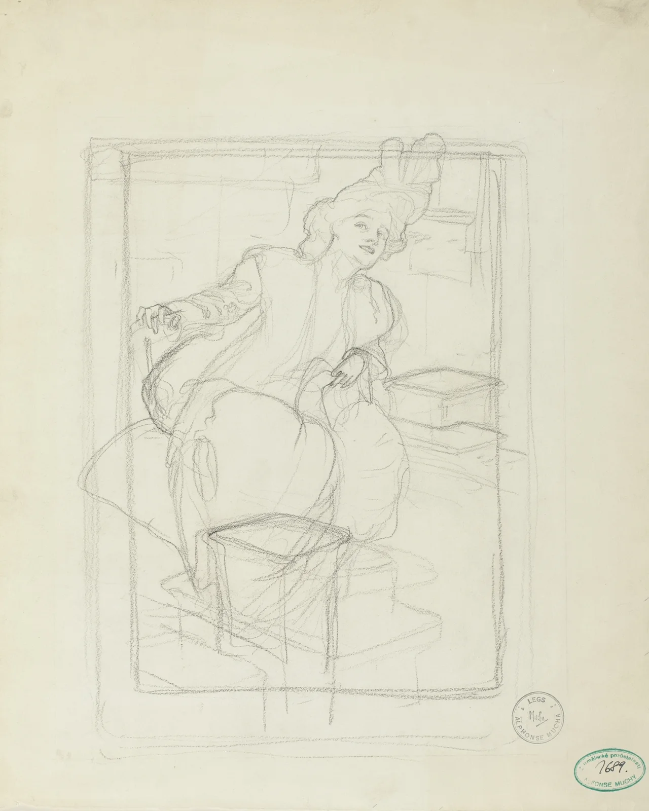 Sarah Bernhardt av Alphonse Mucha