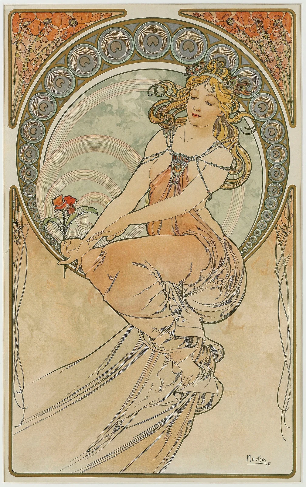 The Arts 3 av Alphonse Mucha