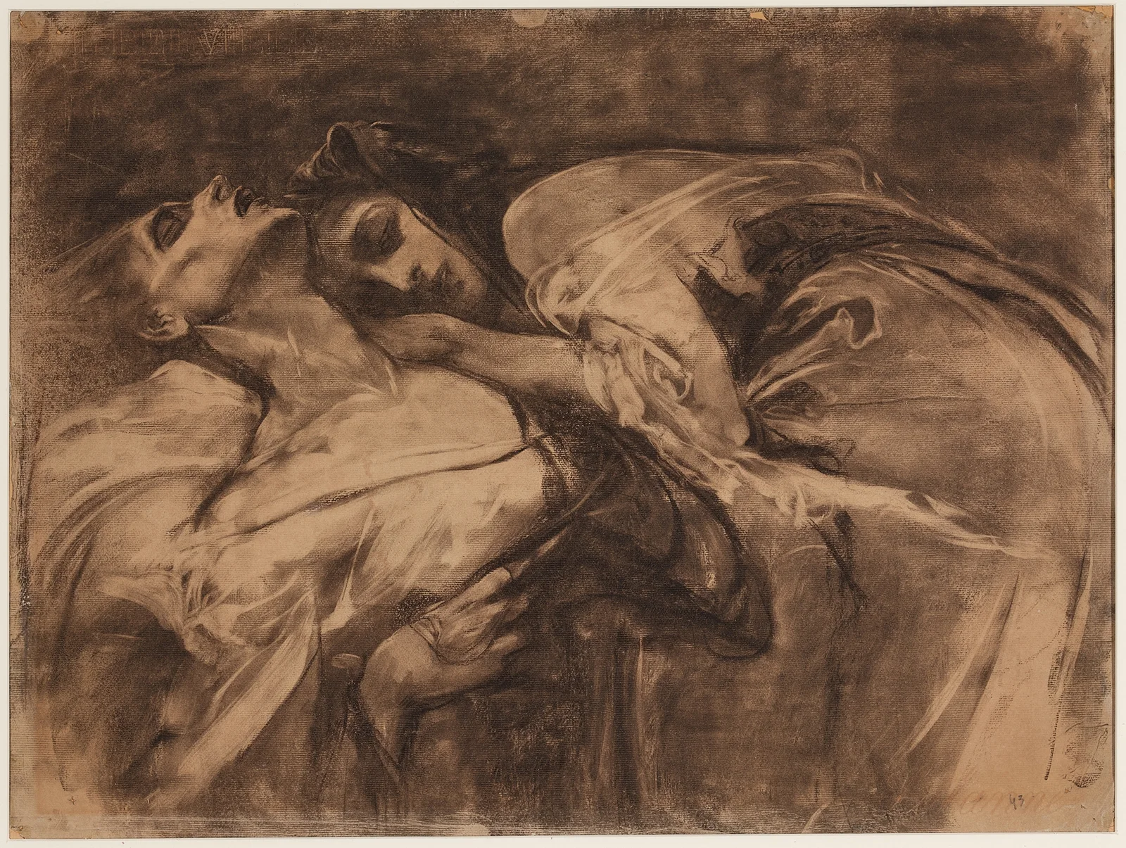 The Embrace av Alphonse Mucha