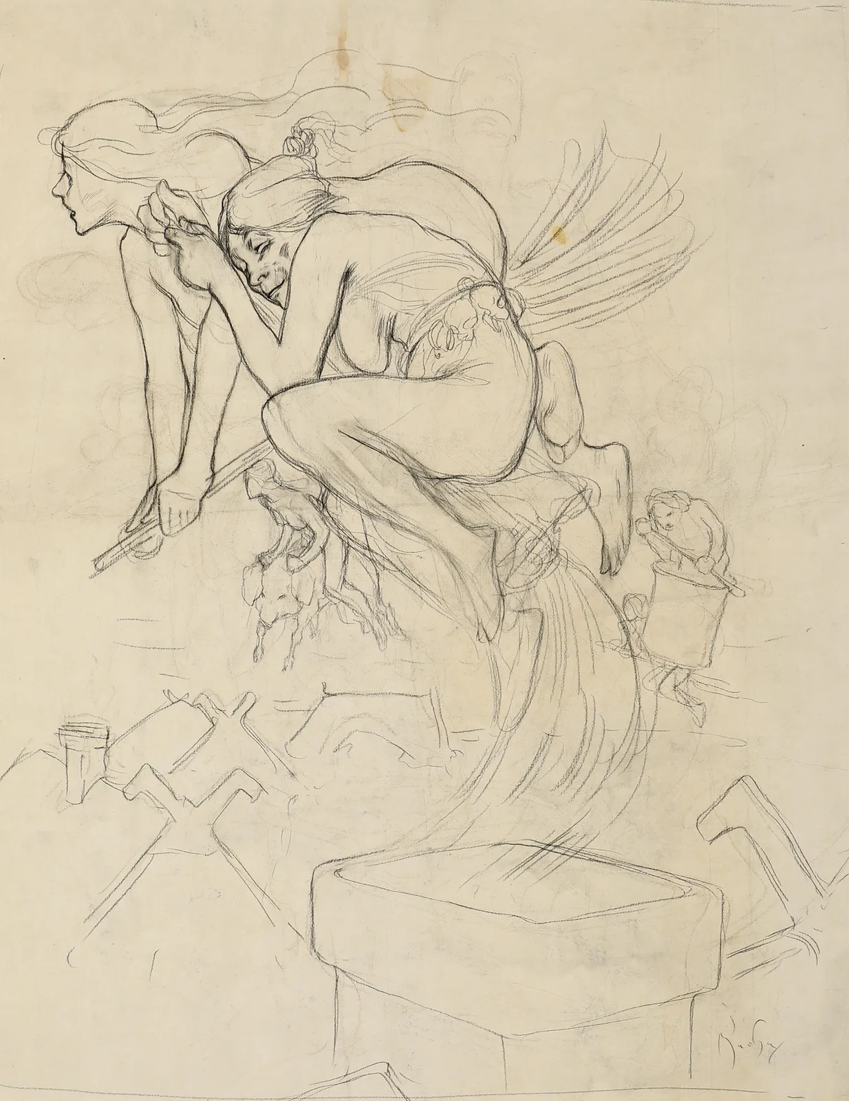 Witches av Alphonse Mucha
