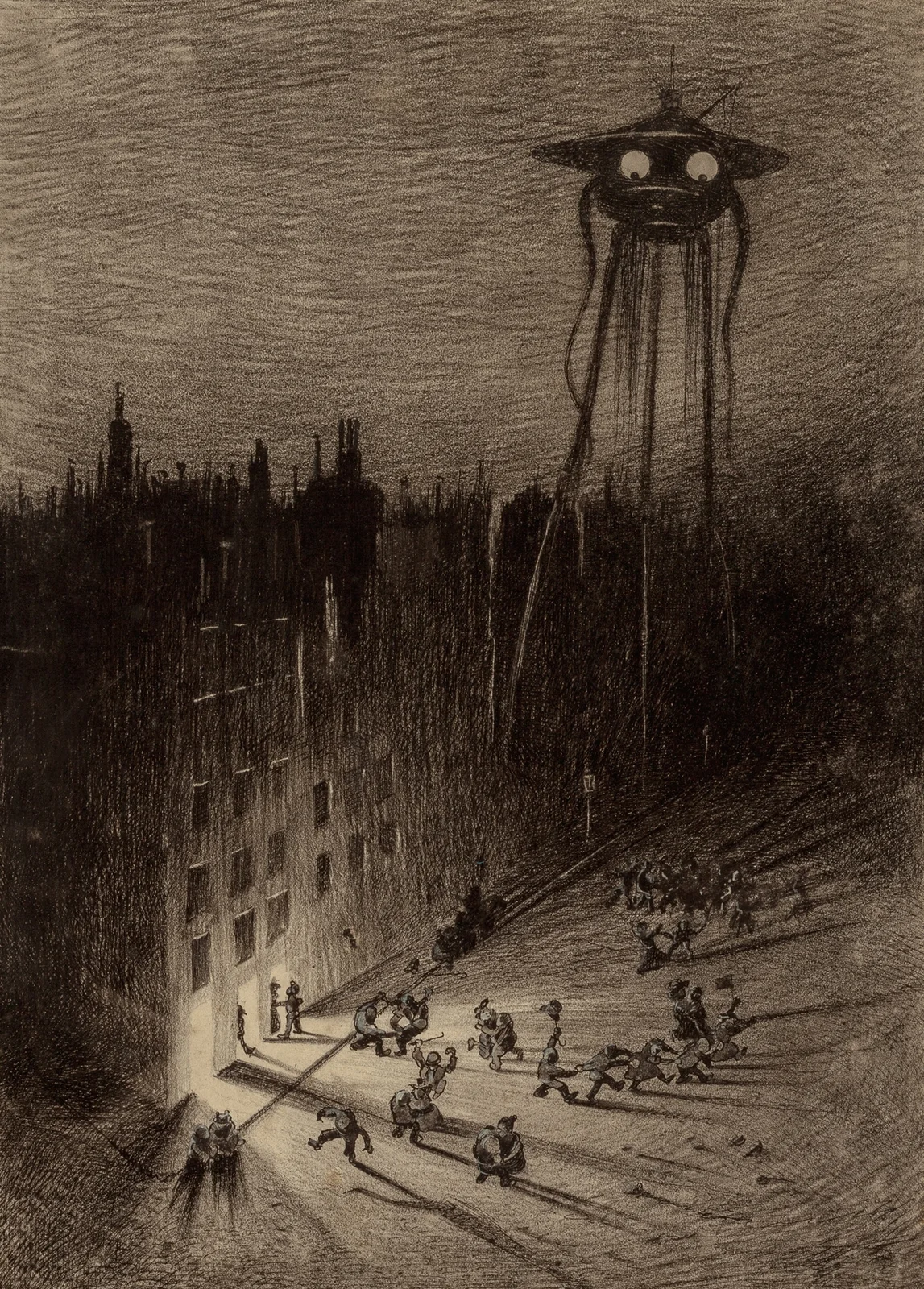 Martian Viewing Drunken Crowd av Henrique Alvim Corrêa