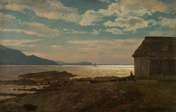 Fra Ølvestranden, Hardanger av Amaldus Nielsen