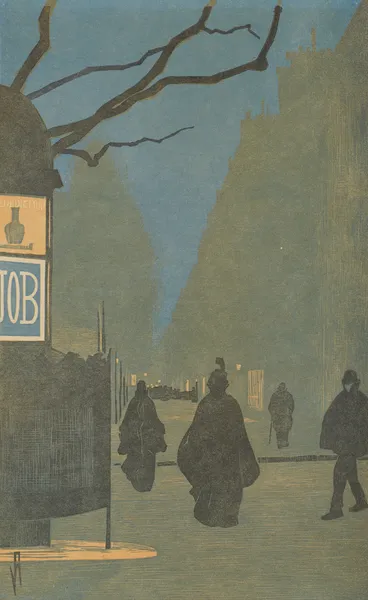 Boulevard Malesherbes, le soir, 1898 – nr 2 av Amédée Joyau