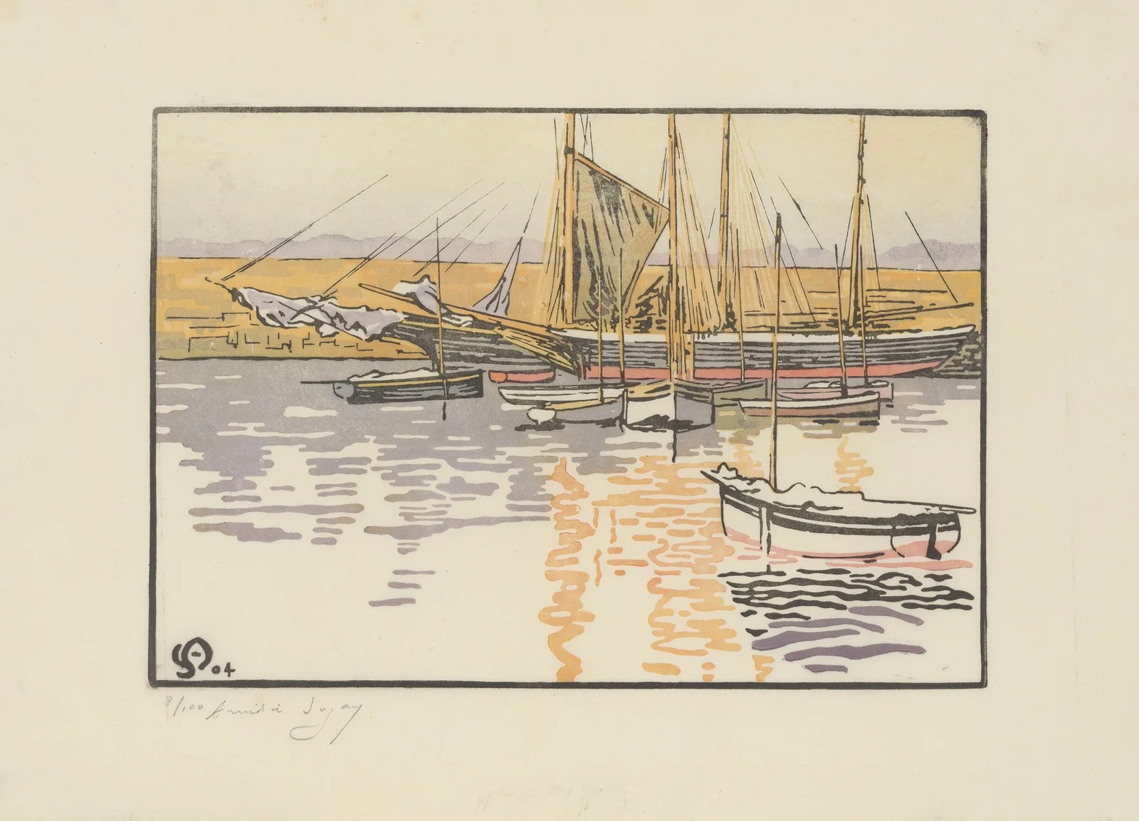 Roscoff, Les Goélettes av Amédée Joyau
