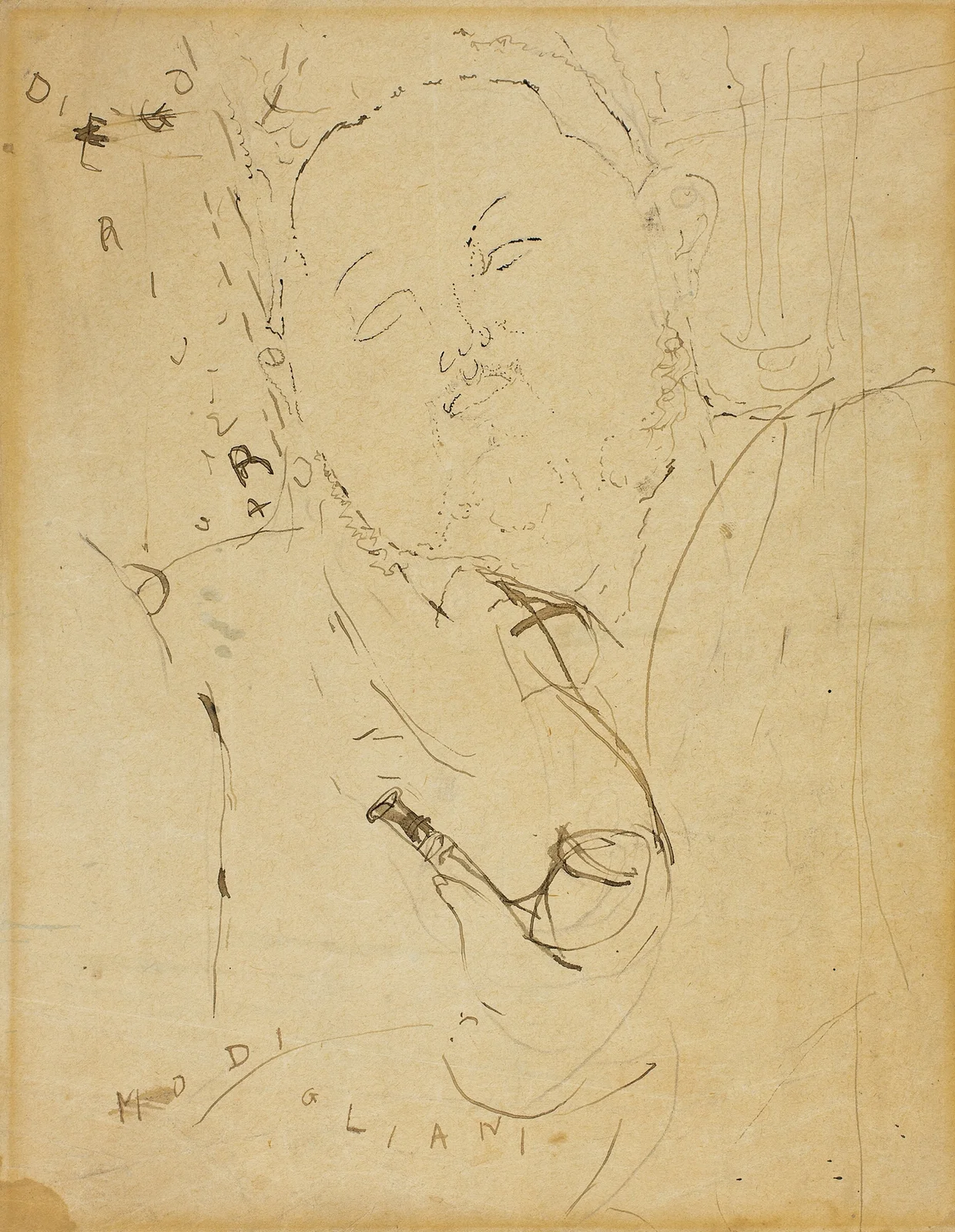 Diego Rivera av Amedeo Modigliani
