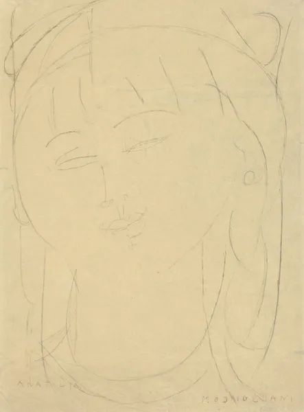 Head of Anatolia av Amedeo Modigliani