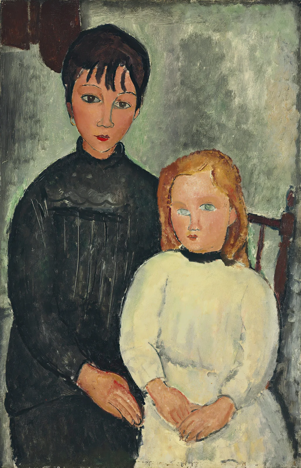 Les deux filles av Amedeo Modigliani