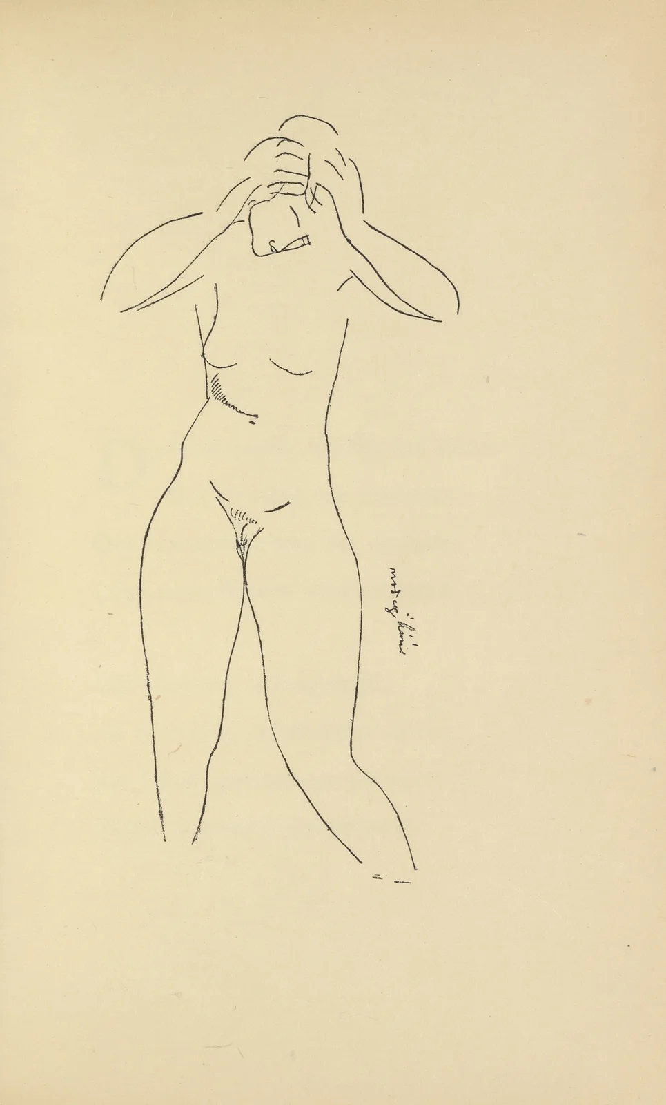 Les nymphes 2 av Amedeo Modigliani
