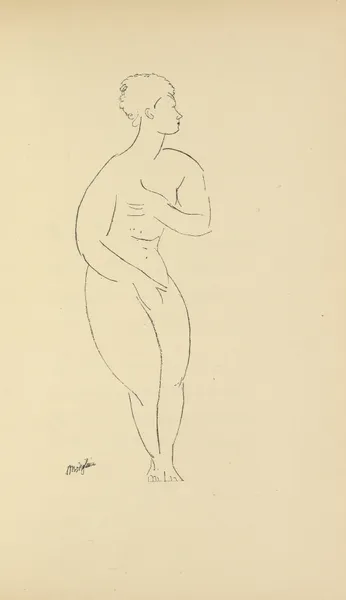 Les nymphes 3 av Amedeo Modigliani