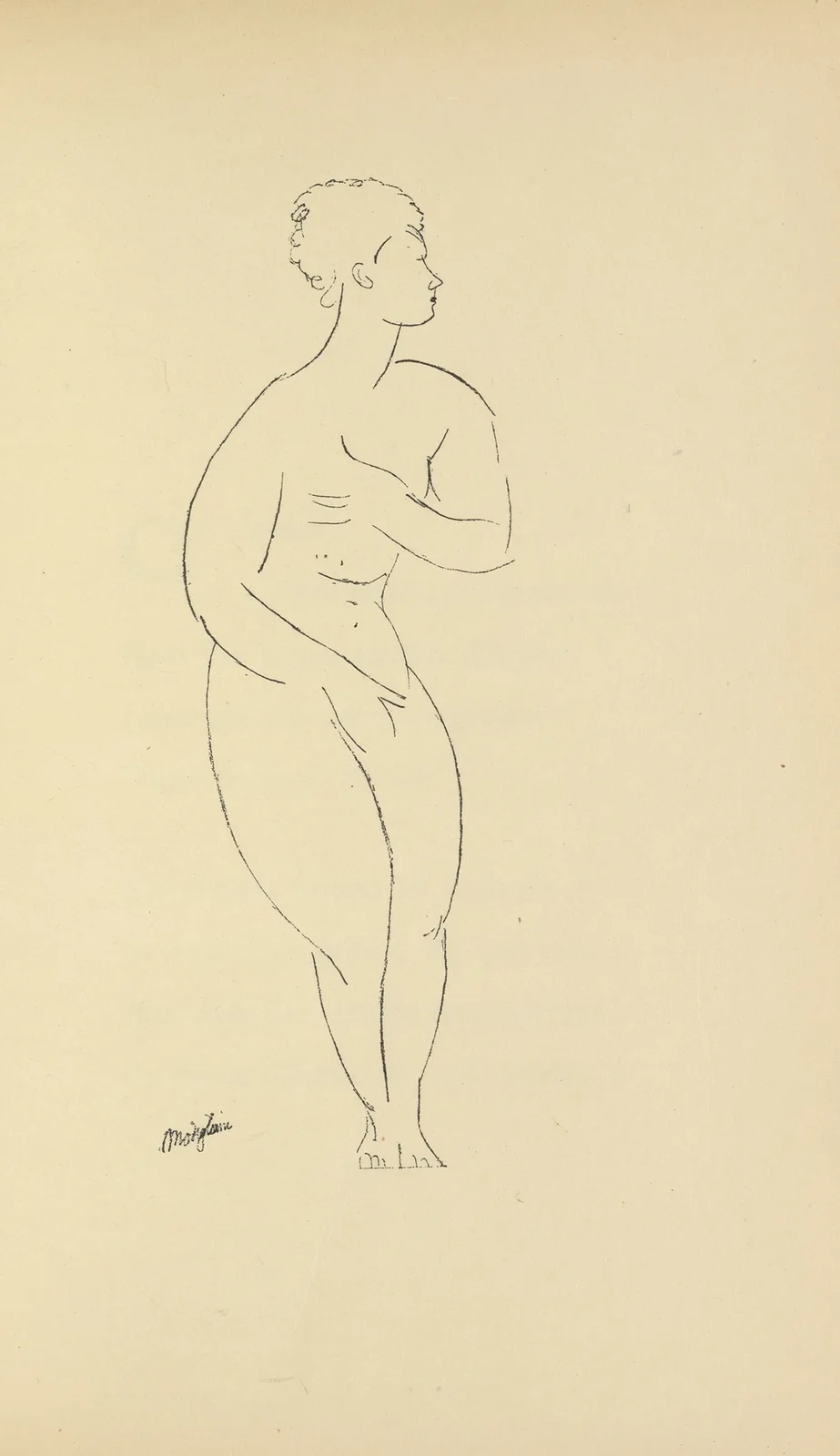 Les nymphes 3 av Amedeo Modigliani