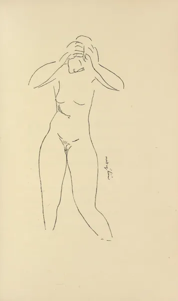 Les nymphes Pl.2 av Amedeo Modigliani