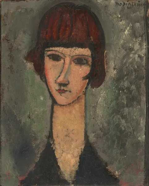 Portrait of a Woman, 1917 – nr 2 av Amedeo Modigliani