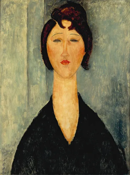 Portrait of a Young Woman, 1918 – nr 1 av Amedeo Modigliani