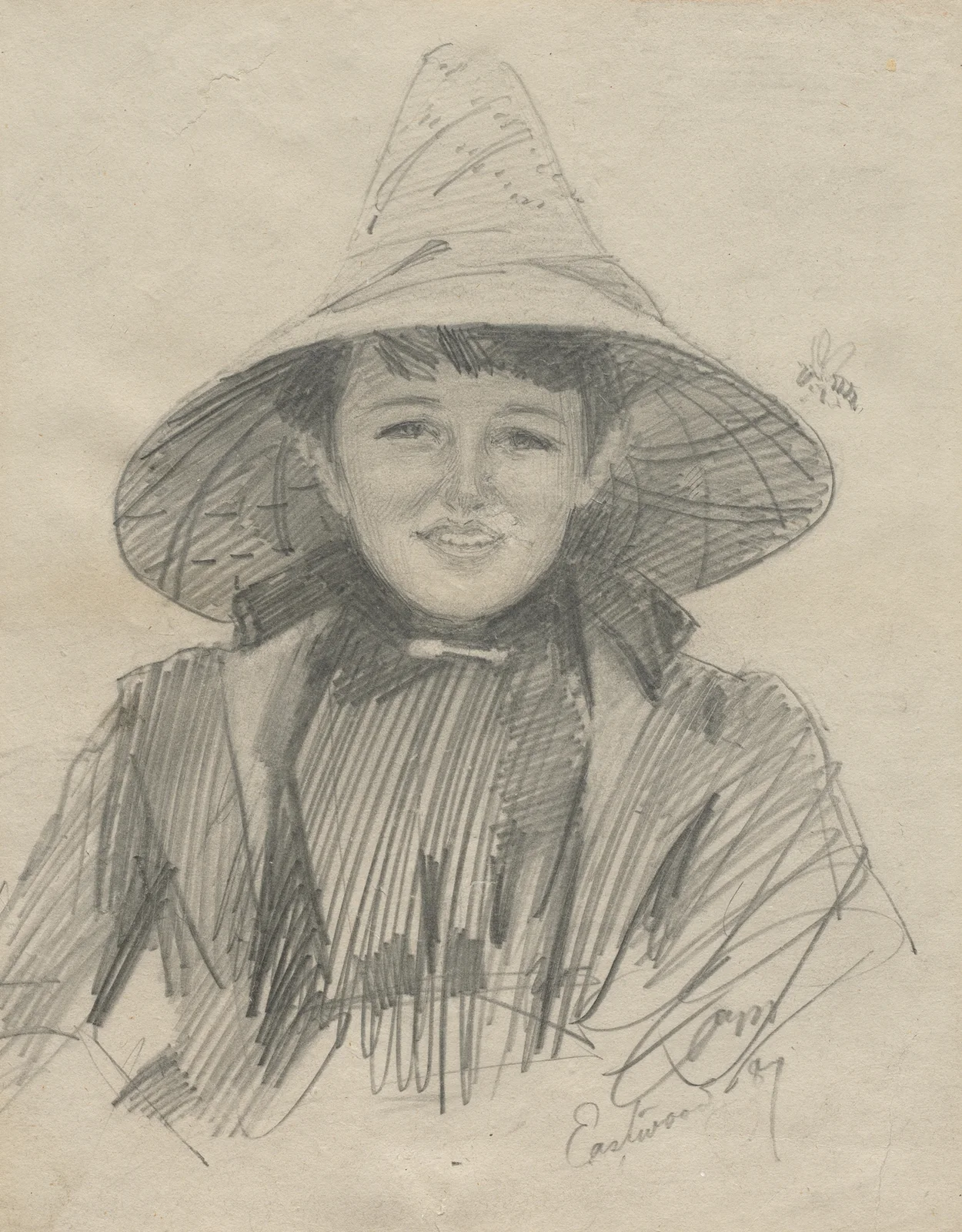 Ada Lymon (Woman in a Large Hat) av Anders Zorn