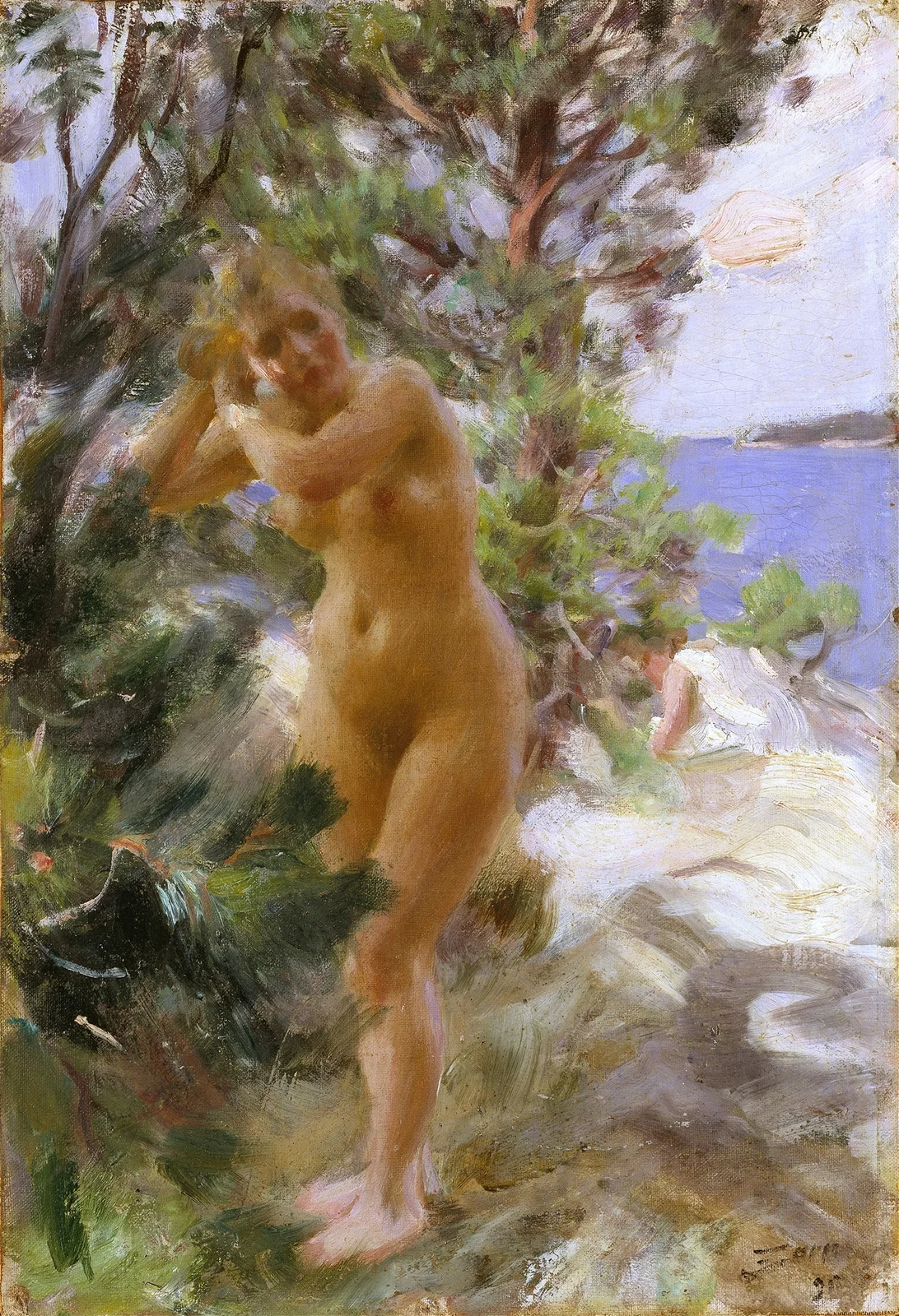 After the Bath av Anders Zorn