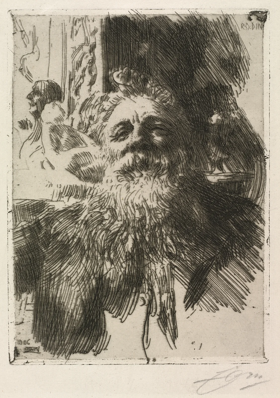 Auguste Rodin av Anders Zorn