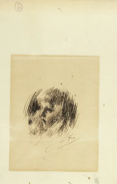 Head of a Girl av Anders Zorn