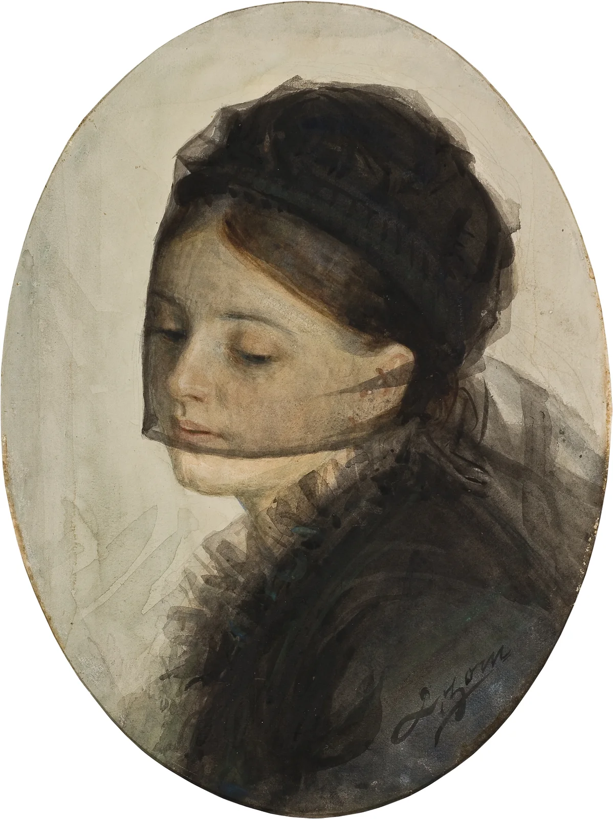 In Mourning av Anders Zorn