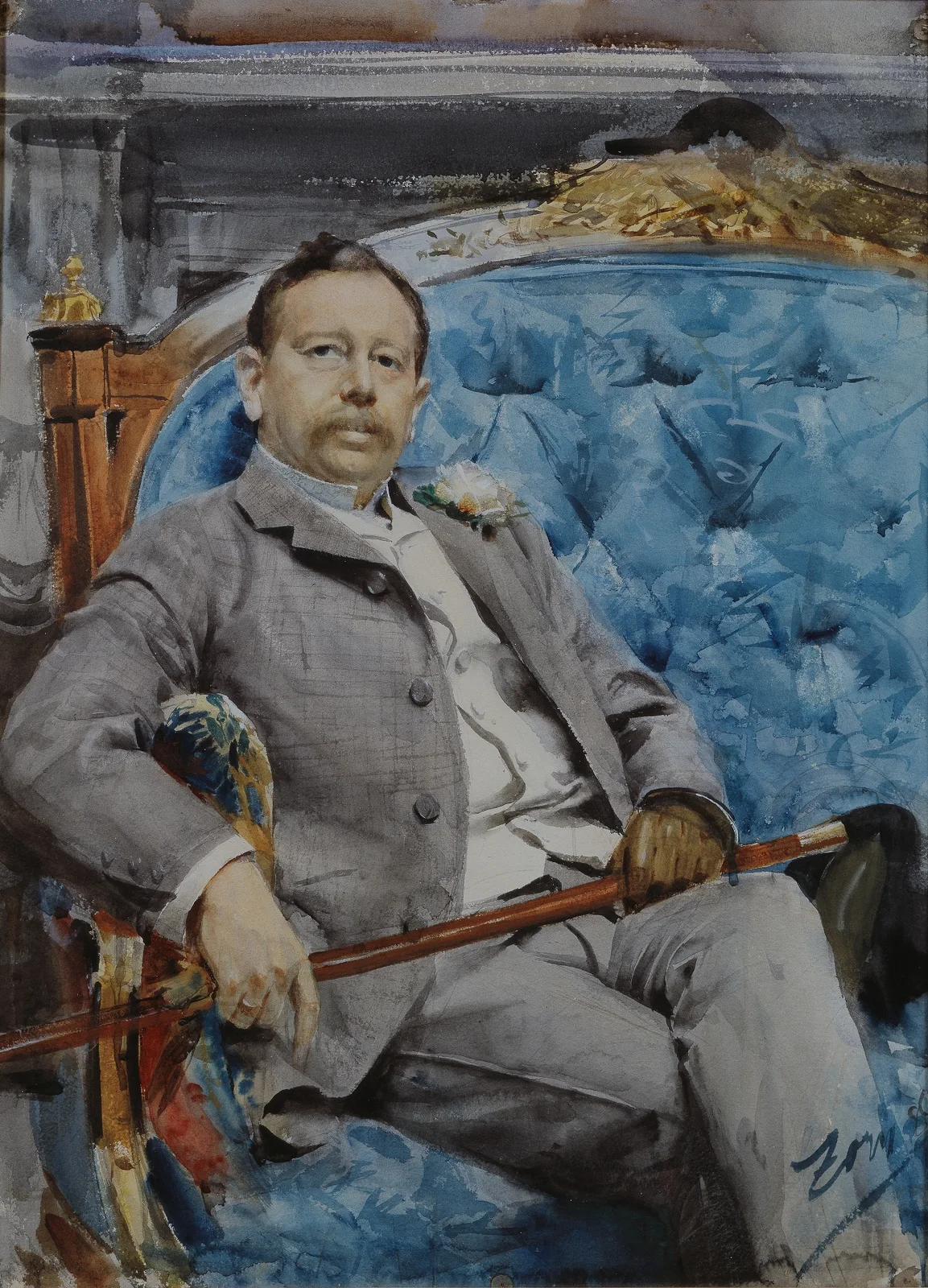 Jean Burnay av Anders Zorn