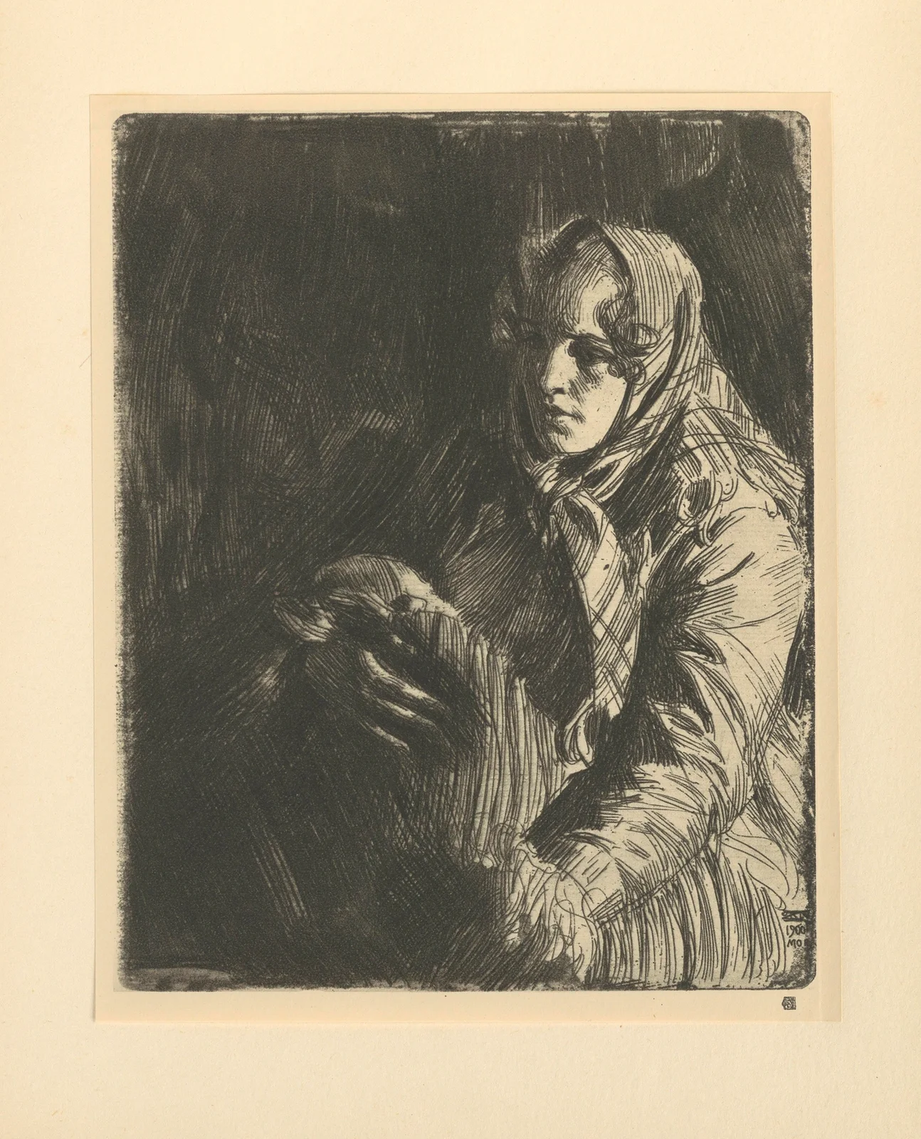 Madonna – nr 1 av Anders Zorn