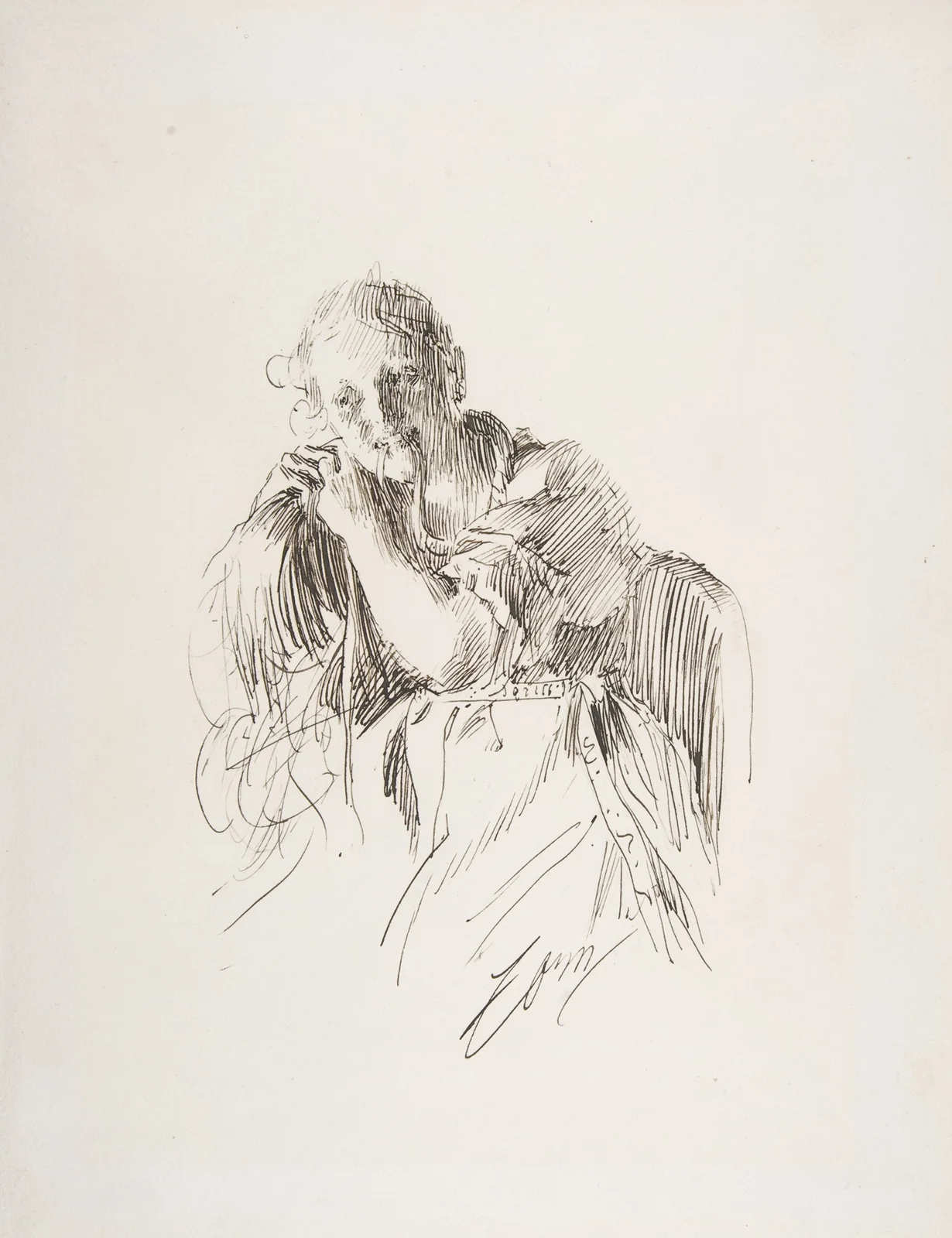 Margit (late 19th–early 20th century) av Anders Zorn
