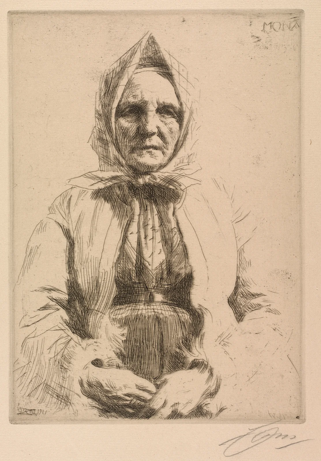 Mona av Anders Zorn