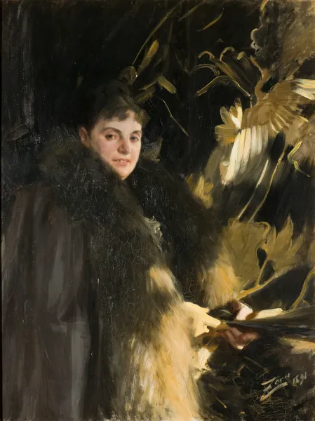 Mrs Veronica Heiss av Anders Zorn