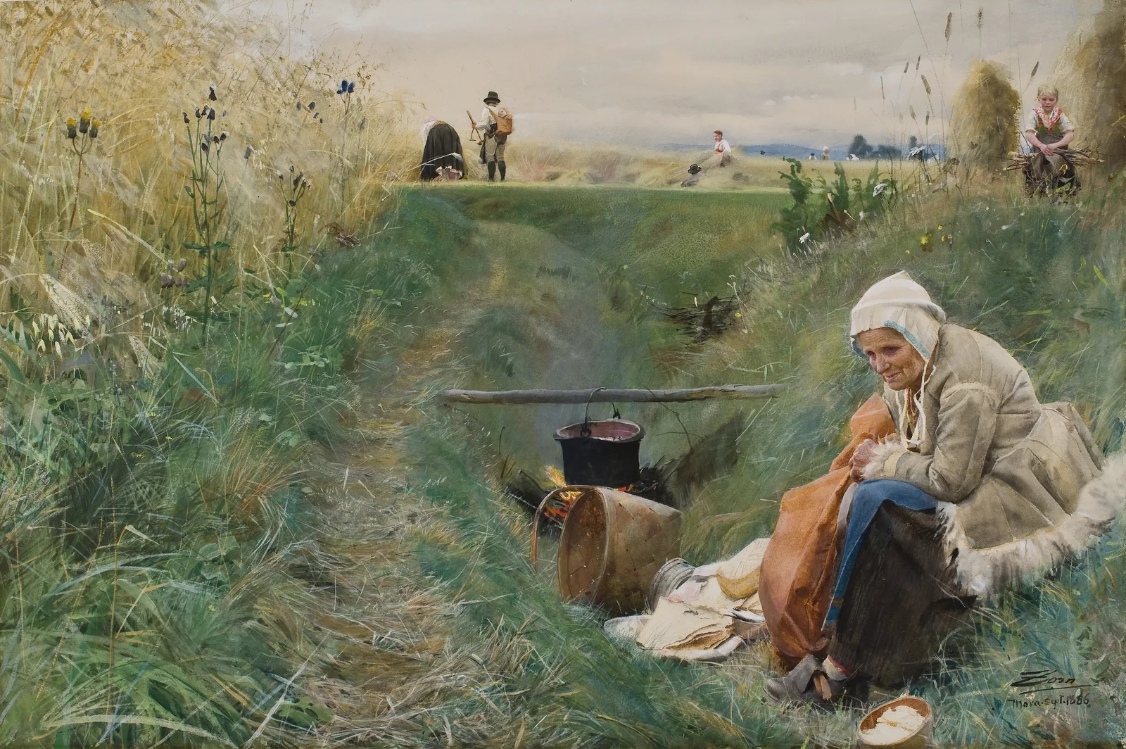 Our Daily Bread av Anders Zorn