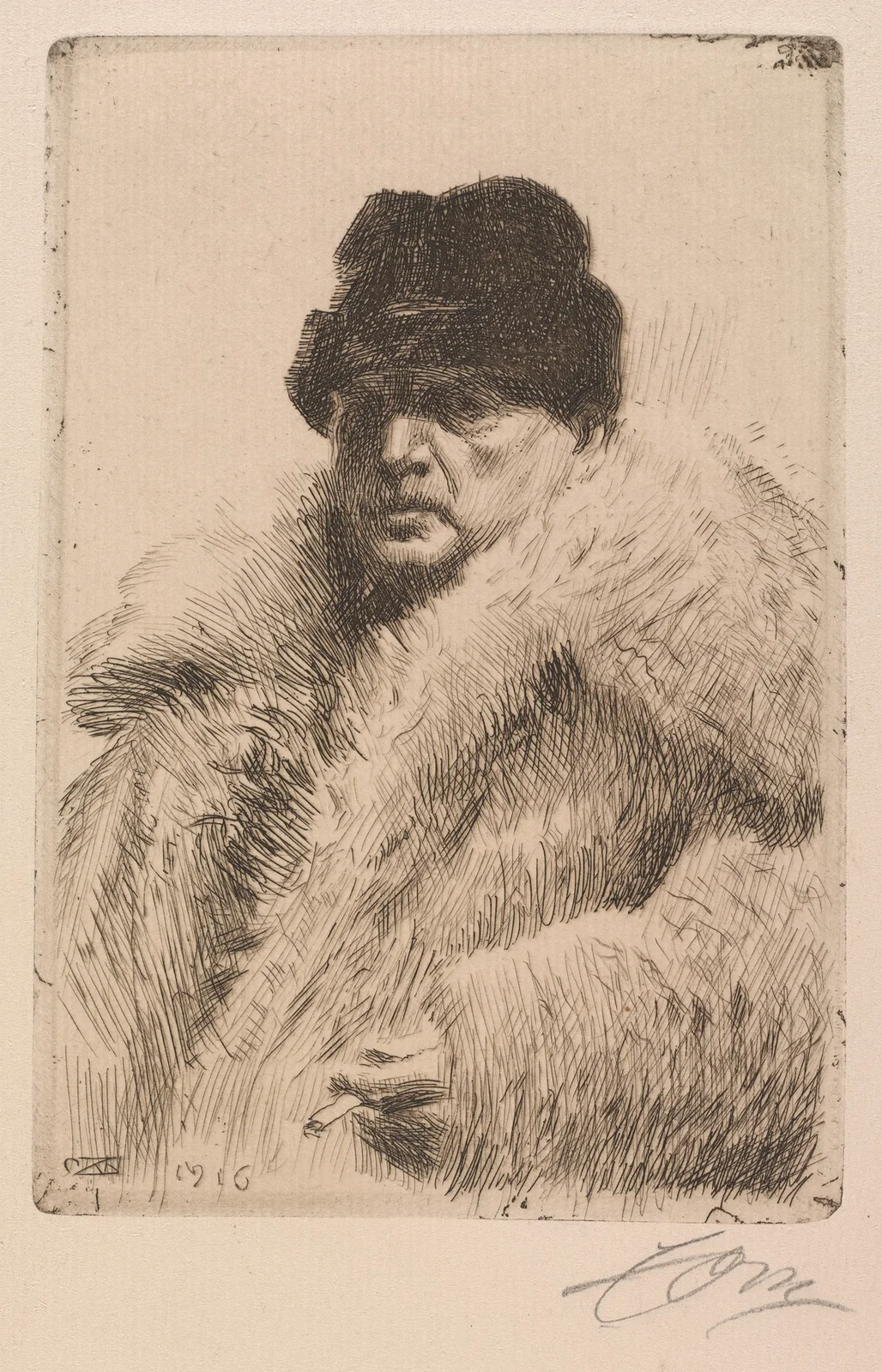 Self-Portrait av Anders Zorn