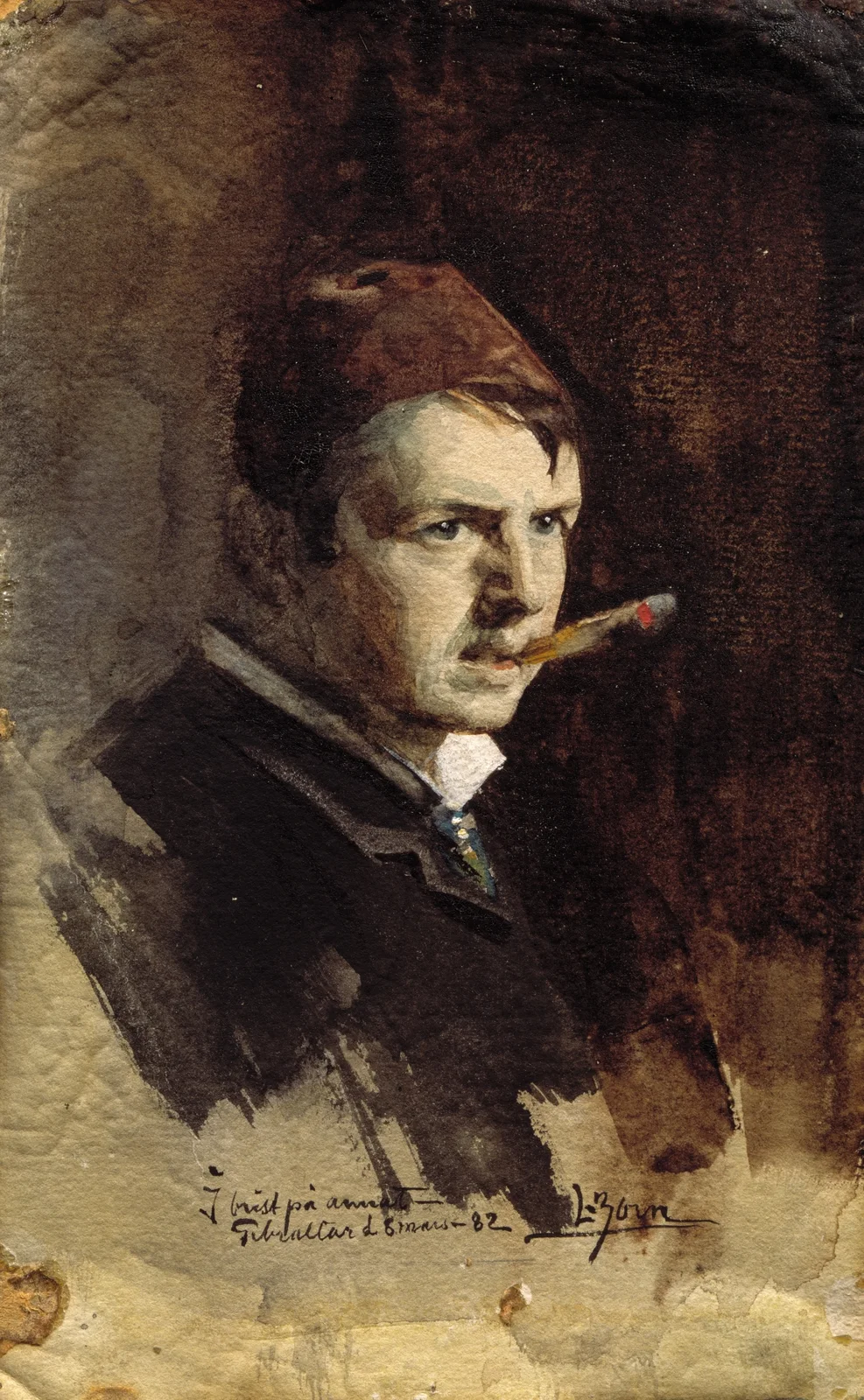 Self-portrait av Anders Zorn