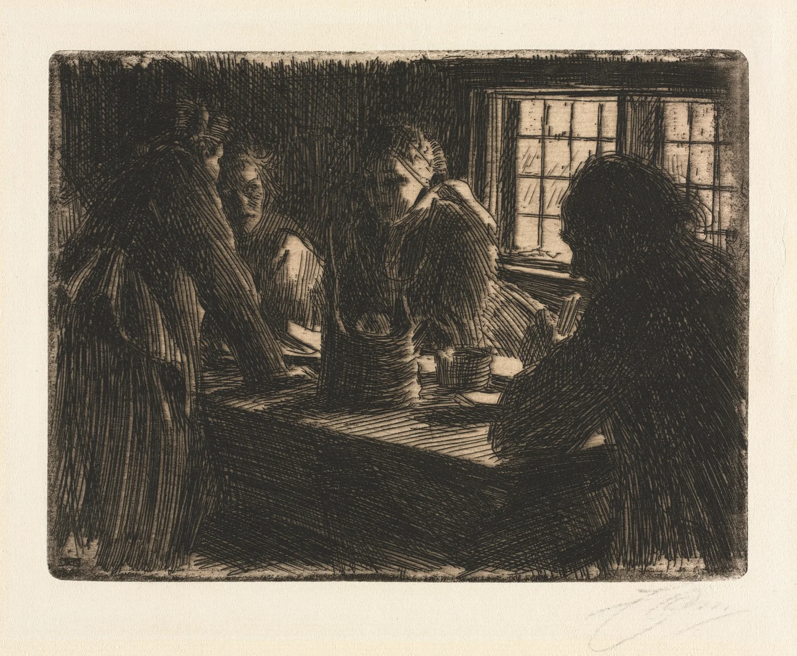 The Bride’s Maid av Anders Zorn