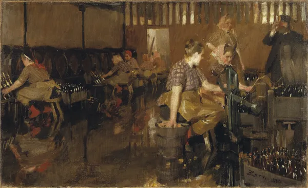 Lilla bryggeriet av Anders Zorn