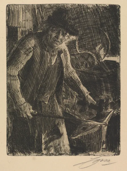 Mästersmeden av Anders Zorn